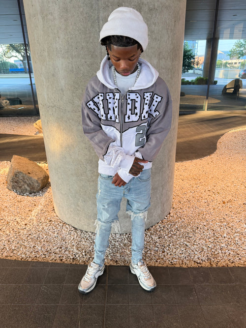 Vandal Valley Zip Up - Grey