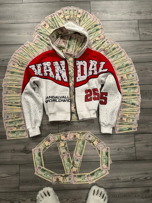 Vandal valley Zip Up - Red