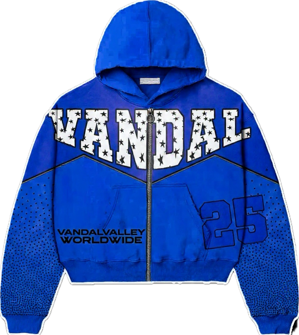 Vandal World Zipup - World Blue