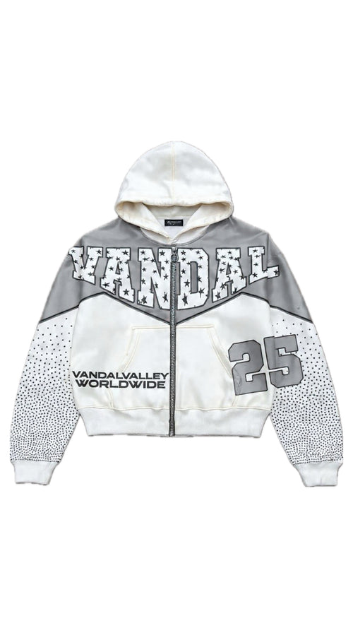 Vandal Valley Zip Up - Grey