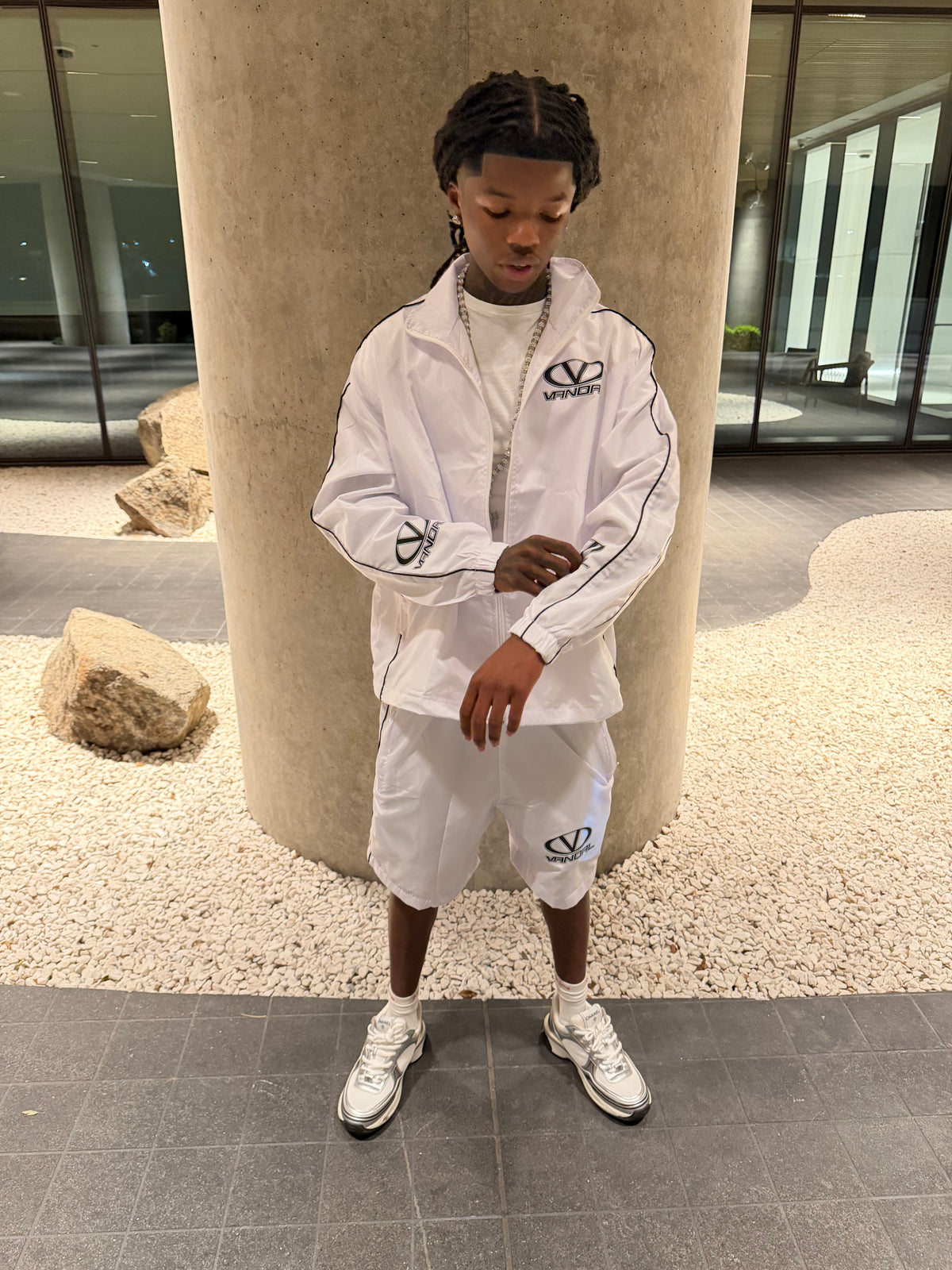 “Why Valley” Tracksuit - White