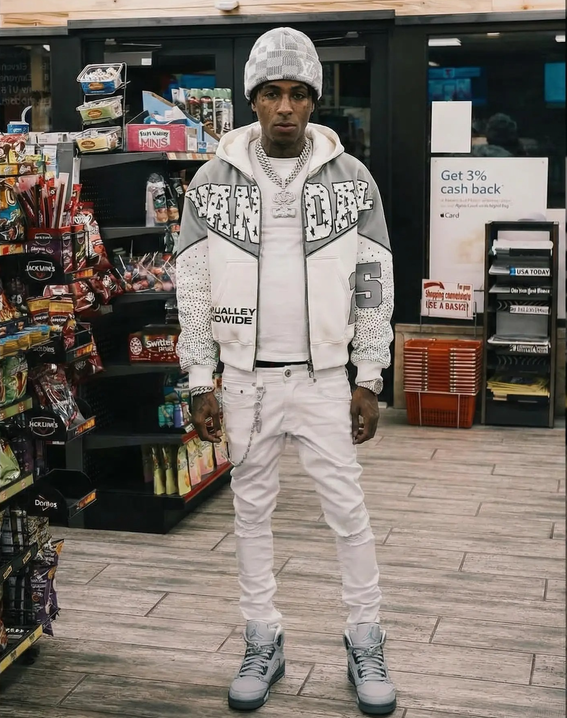 Vandal Valley Zip Up - Grey